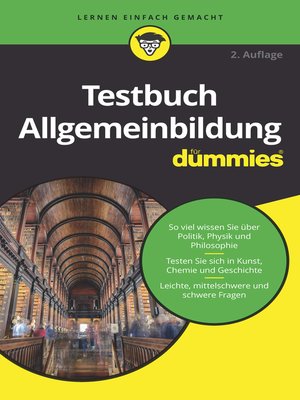 cover image of Testbuch Allgemeinbildung f&uuml;r Dummies